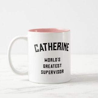 Tasse 2 Couleurs World's Greatest Supervisor