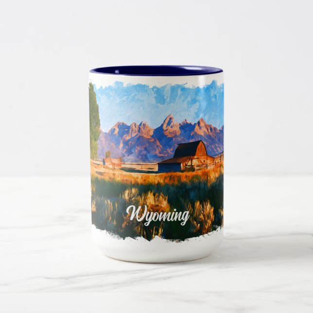 Tasse 2 Couleurs Wyoming (Centre)