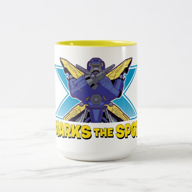 Tasse 2 Couleurs X marque le point (Centre)