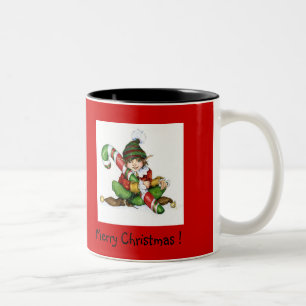 Tasse 2 Couleurs XMAS onze and CandyCane'09, Merry Christmas ! ©