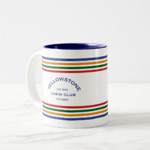 Tasse 2 Couleurs Yellowstone Cabine Club Custom Crest Park Stripe