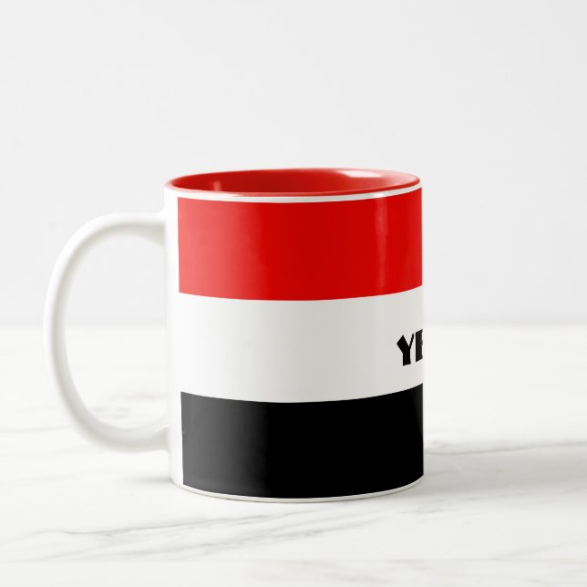 Tasse 2 Couleurs YEMEN Special Tourist Cadeau Classique Personnalis (Gauche)