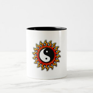Tasse 2 Couleurs Yin Yang Sun équilibré