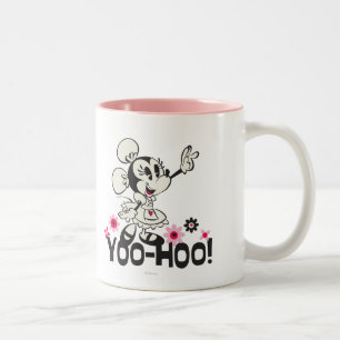 Tasse 2 Couleurs Yodelberg Minnie   Vague noir et blanc