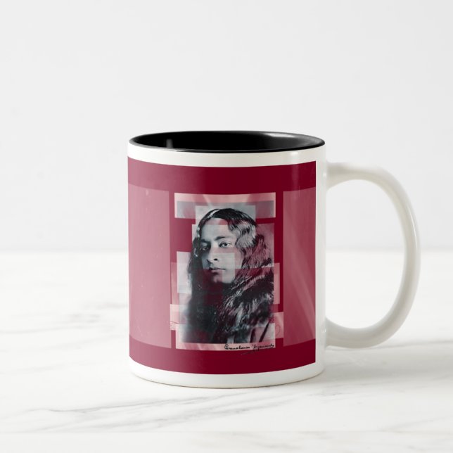 Tasse 2 Couleurs Yogananda - Mug, Coupe (Droit)