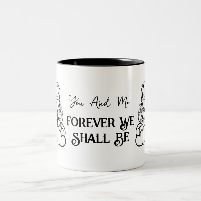 Tasse 2 Couleurs You And Me Forever (Centre)