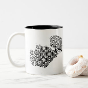 Tasse 2 Couleurs Zambie