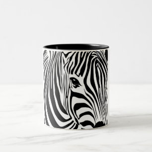 Tasse 2 Couleurs Zebra Head
