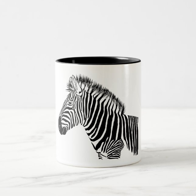 Tasse 2 Couleurs Zèbre (Centre)