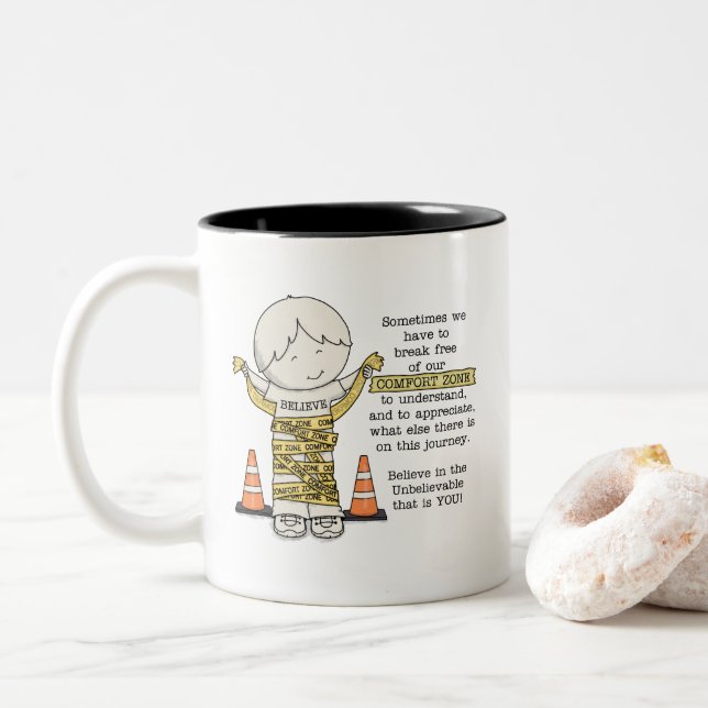 Tasse 2 Couleurs Zone de confort (Avec donut)