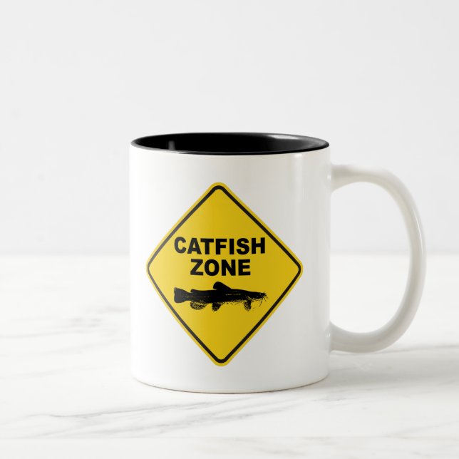 Tasse 2 Couleurs Zone de pêche (Droit)