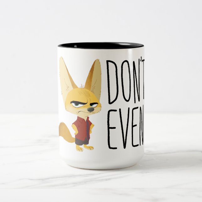 Tasse 2 Couleurs Zootopia | Finnick - Ne même pas ! (Centre)