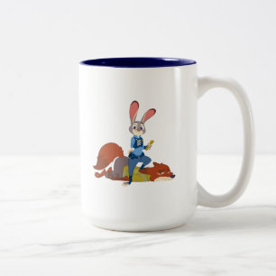 Tasse 2 Couleurs Zootopia   Judy Hopps & Nick Wilde - Busted!