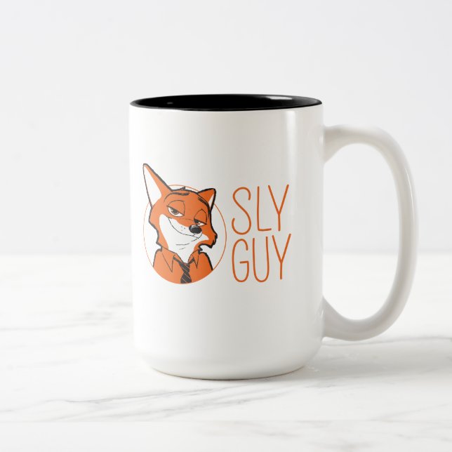 Tasse 2 Couleurs Zootopia | Nick Wilde - Sly Guy (Droit)