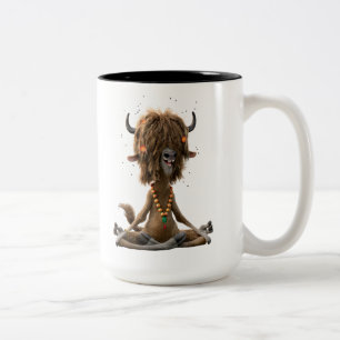 Tasse 2 Couleurs Zootopie  Méditer avec du yax