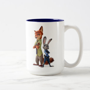 Tasse 2 Couleurs Zootopie Meilleurs Buddies de Judy et Nick