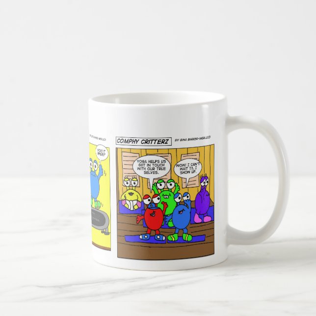 Tasse #2 de bande dessinée de Comphy Critterz (Droite)