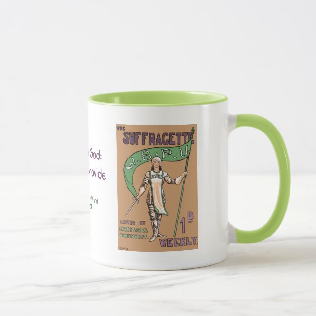 Tasse 2 de cadeau de magazine de la suffragette (Droite)
