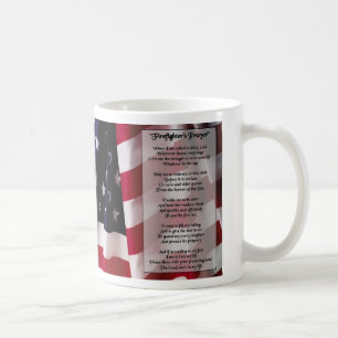 Tasse 2 de prière de sapeur-pompier