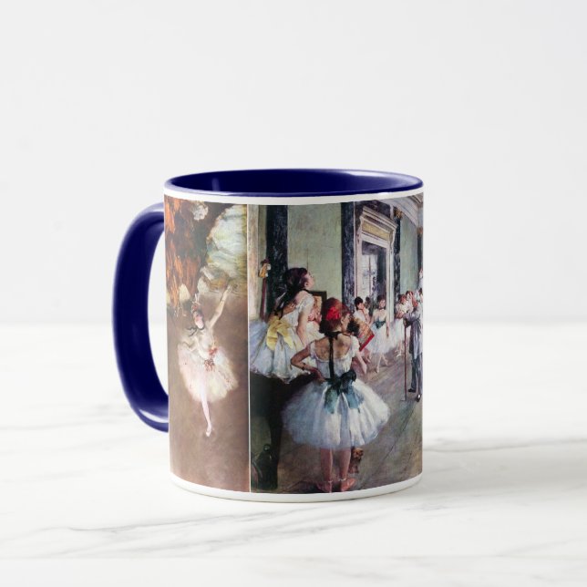 Tasse 3 Ballerines de Ballet différentes par Edgar Degas (Devant gauche)