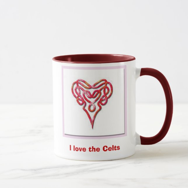 Tasse 4009_celtic-heart, j'aime les Celts (Droite)