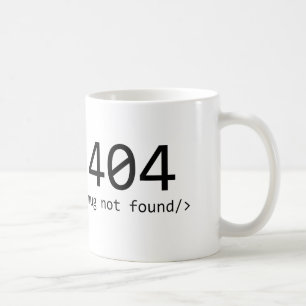 Tasse 404 non trouvée