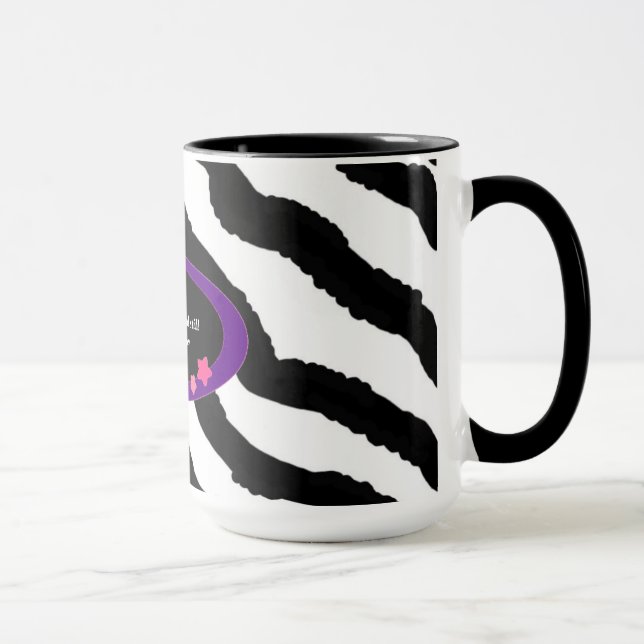 Tasse 60e anniversaire Zebra Fur Imprimer (Droite)
