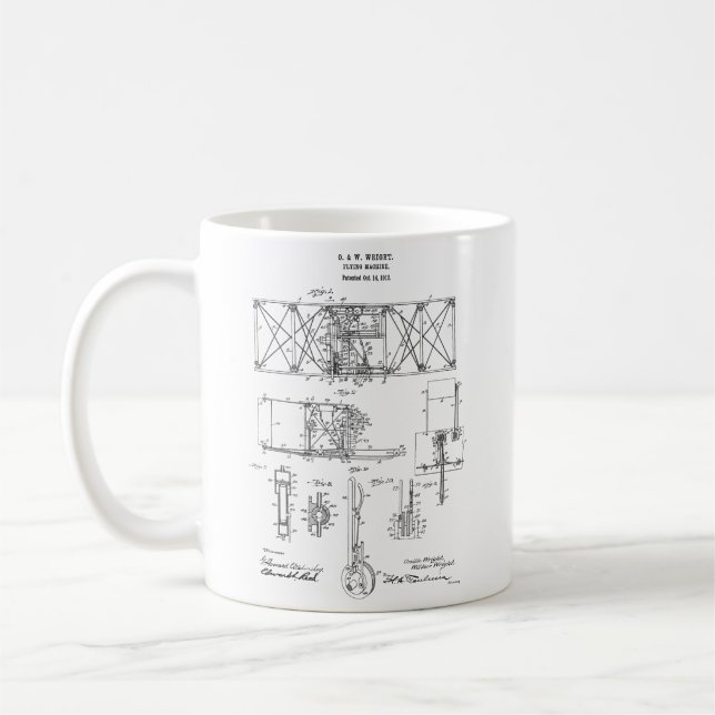 Tasse #6 d'avion de frères de Wright (Gauche)