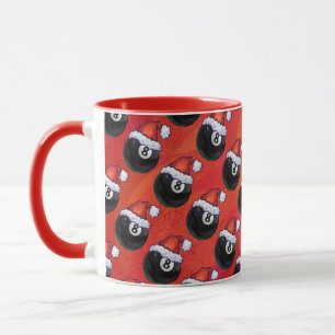 Tasse 8 Balle Noël Casquette rouge