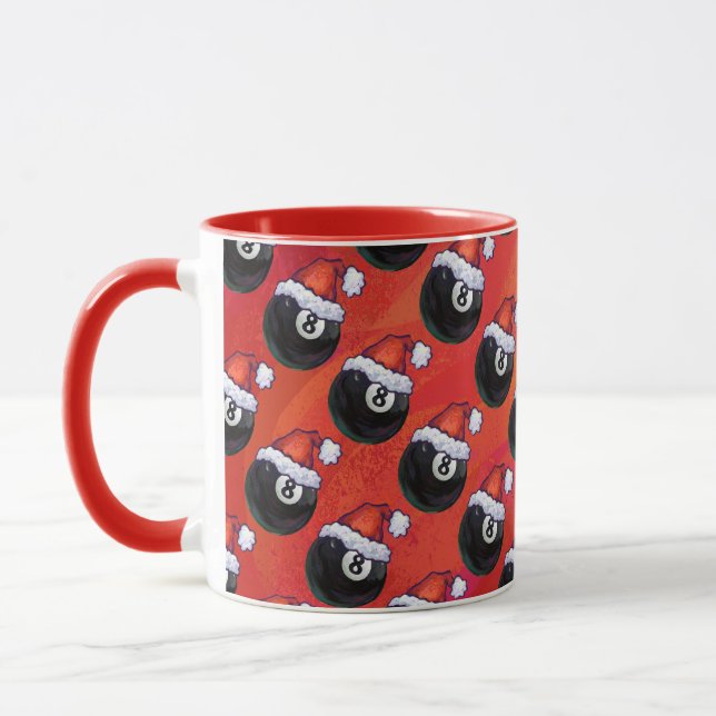 Tasse 8 Balle Noël Casquette rouge (Gauche)