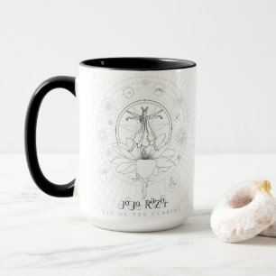 Tasse à bord noir avec poignée L'œil du Clario