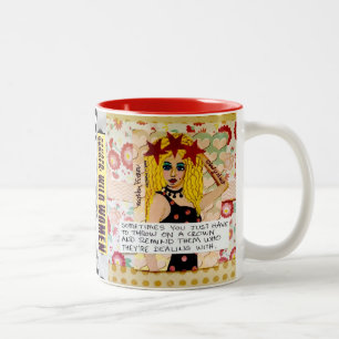 Tasse à café à deux tons