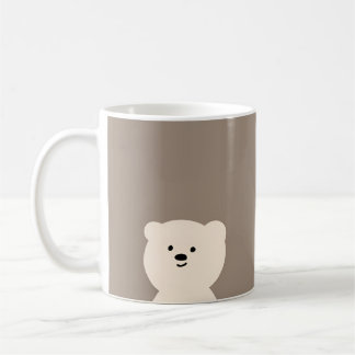 Tasse à café à l'ours confortable
