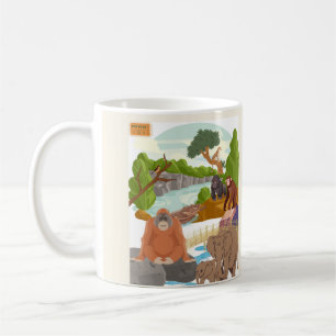 Tasse à café Animaux de la Jungle Cottagecore - Sa