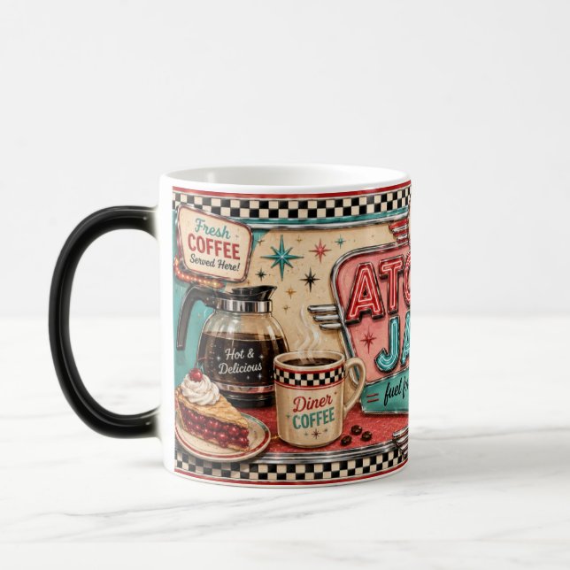 Tasse à café Atomic Java Rétro Diner 1950 (Gauche)
