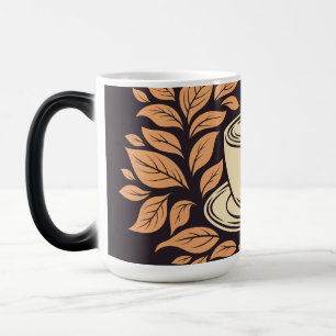 Tasse à café automnale motif botanique 450ml