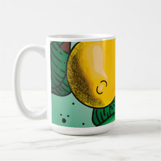 Tasse à café aux citrons charmants