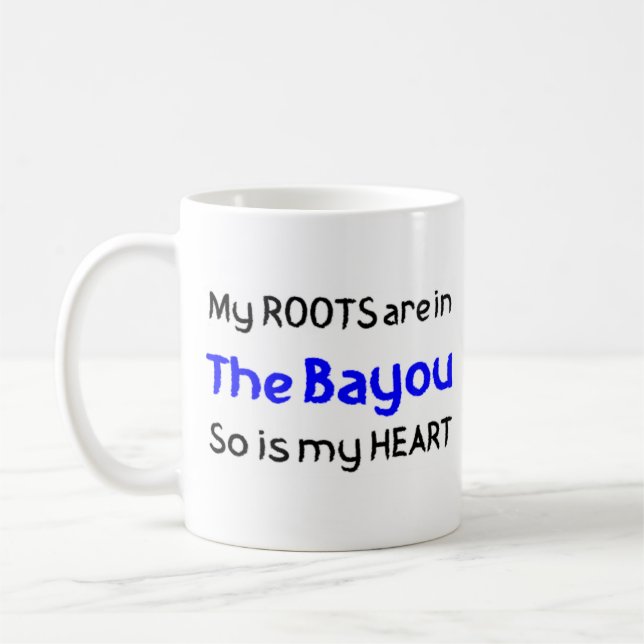 tasse à café aux racines bayou (Gauche)