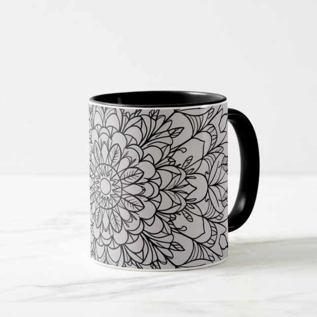 tasse à café avec caligraphie arabe (Devant droit)