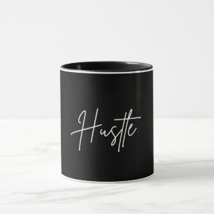 Tasse à café avec citation Hustle