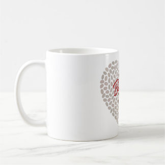 Tasse à café avec disant "tu m'as donné le monde"