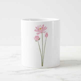 Tasse à café avec illustration botanique de fleurs