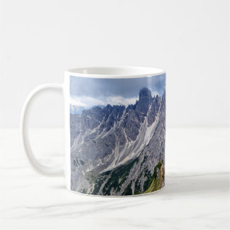 Tasse à café avec les Dolomites
