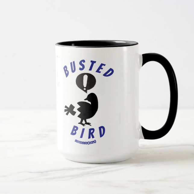 Tasse à café avec logo Busted Bird (Droite)