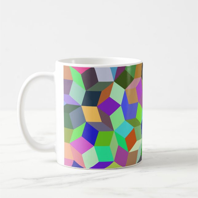Tasse à café avec motif Penrose (Gauche)