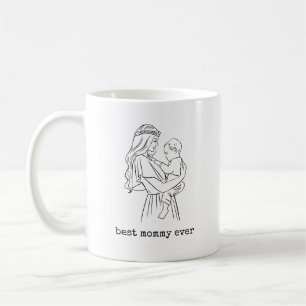 Tasse à café bébé minimaliste faisceau de joie