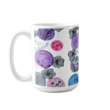 Tasse à café botanique à l'aquarelle artistique