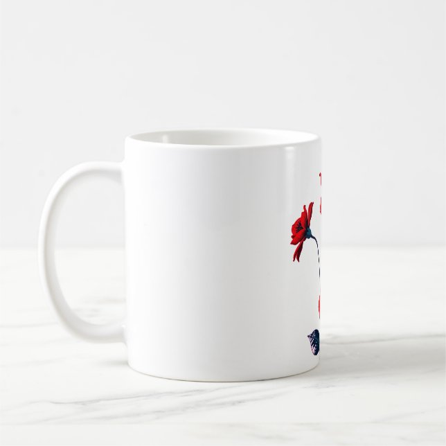 Tasse à café botanique audacieuse (Gauche)