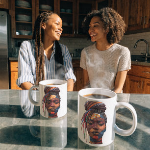 Tasse à café célébrant l'art des femmes quilters