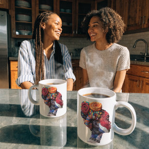 Tasse à café célébrant l'art des femmes quilters